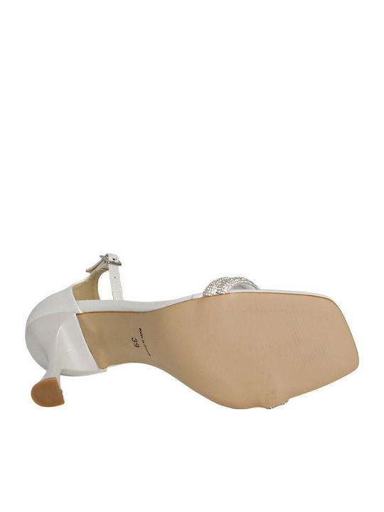 Leather Silver Sandals