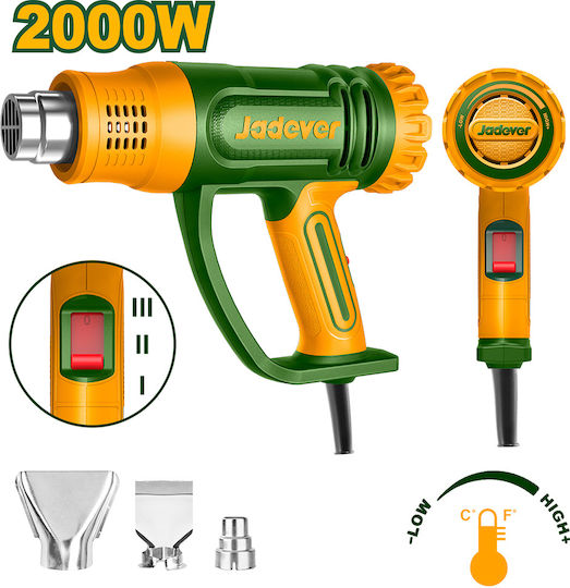 Jadever 400796 Pistol Termic 2000W