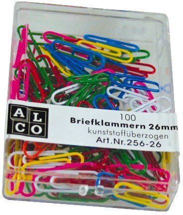 Alco Colored Staples 26 Mm 100/box Alco Assorted