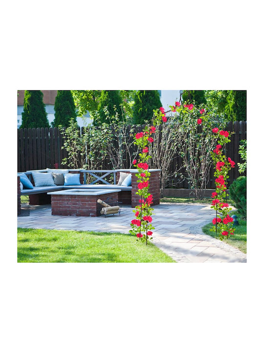 Garden Arch from Metal in Bronze Colour 135x38x245cm