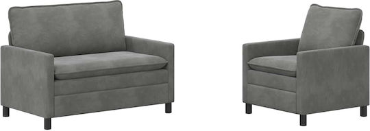 vidaXL Wohnzimmermöbel-Set 2-Sitzer & Sessel