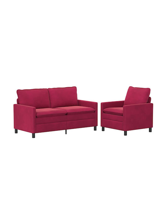 Set Mobilier Living Scaun Cu 2 Locuri și Fotoliu