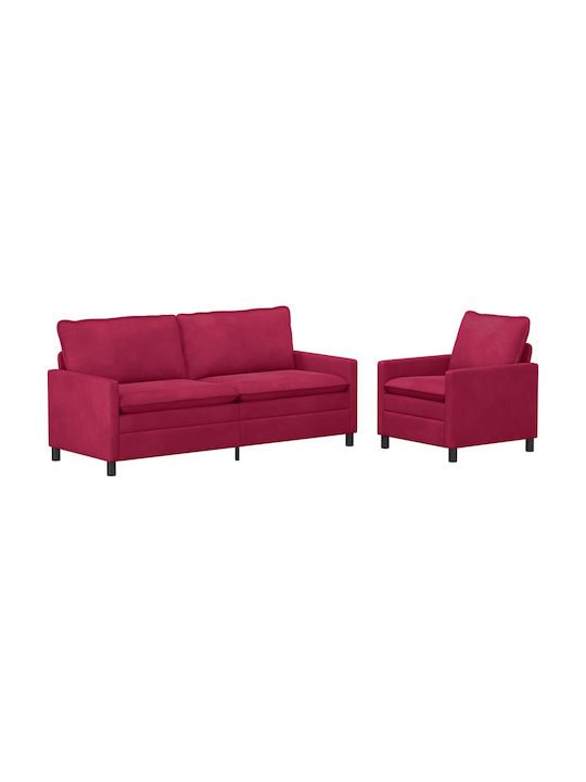 vidaXL Wohnzimmermöbel-Set 2-Sitzer & Sessel