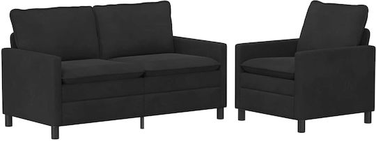 vidaXL Wohnzimmermöbel-Set 2-Sitzer & Sessel