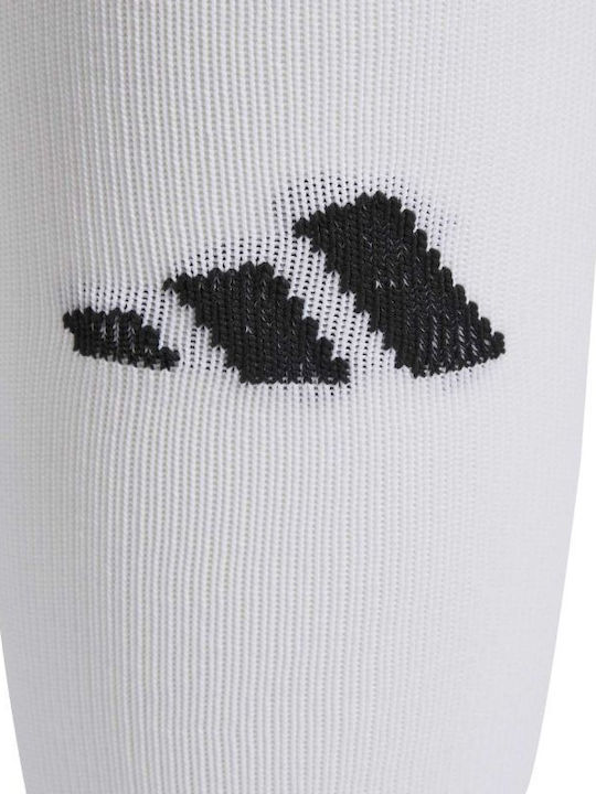 adidas Milano Leg Sleeves for Football Shin Guards White 1 Pair