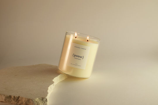 Cashmere Φυτικό Αρωματικό Κερί Καπάκι 790gr Pause Olphactory