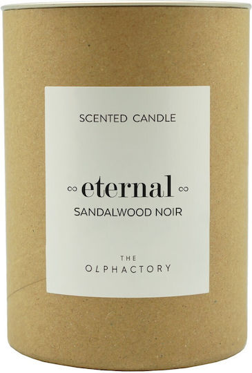 Sandalwood Noir Herbal Aromatic Candle With Lid 200gr Eternal Olphactory