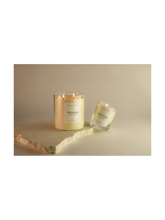 Dark Amber Herbal Aromatic Candle Lid 200gr Blessing Olphactory
