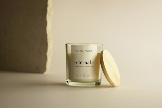 Sandalwood Noir Herbal Aromatic Candle With Lid 200gr Eternal Olphactory