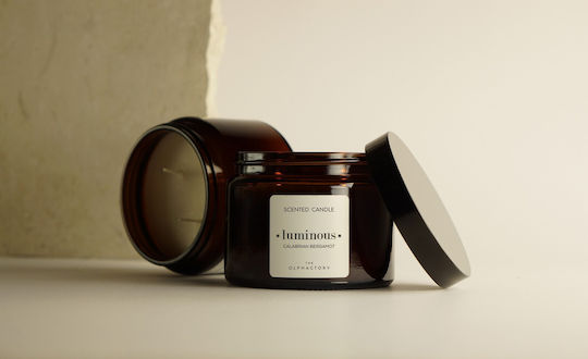 Lumânare Aromatică Vegetală Calabrian Bergamot Capac 360gr Miros Luminos Lumânare Aromatică Vegetală Calabrian Bergamot Capac 360gr Miros Luminos