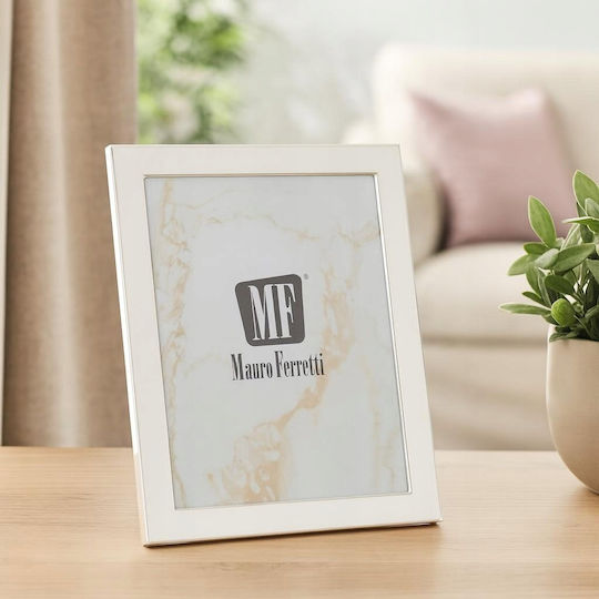 Mauro Ferretti Fotorahmen Glas mit Weißem Rahmen