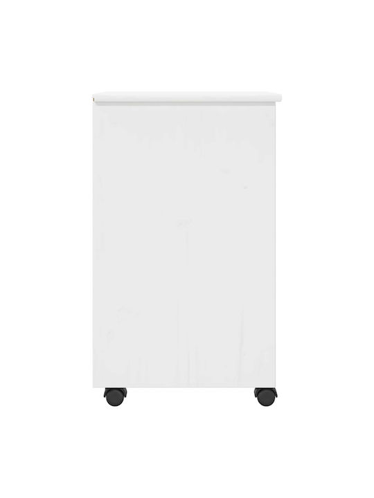 vidaXL Holzsideboard mit Schubladen Weiß 34x39x65.5cm