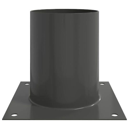 vidaXL Post Support for Garden Fence Made of Metal 18x18x15cm 4 Pieces