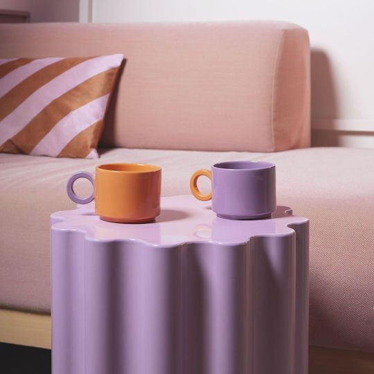 Sans Marque Keramiktasse Lila