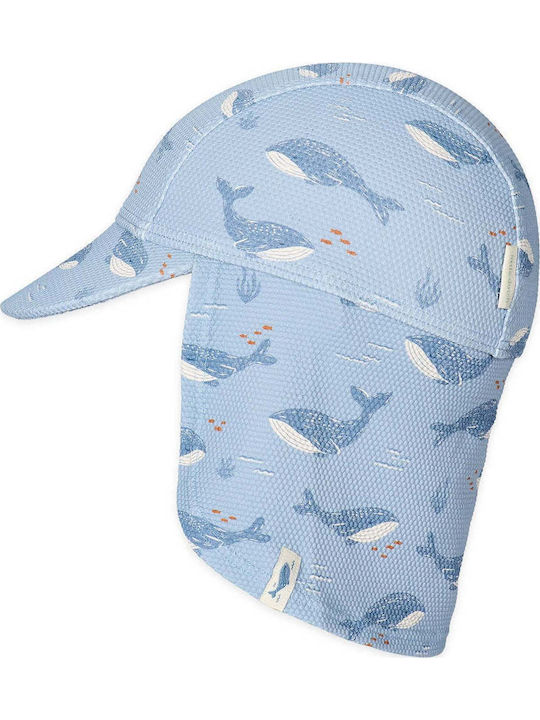 Little Dutch Palarie Copii Din Tesatura Cu Protectie Solara Ocean Albastru Deschis