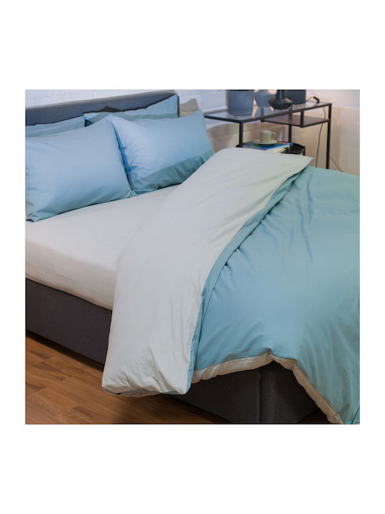 Naf Naf Naf Naf Bettbezüge Baumwolle 165x245cm Einzel mit Kissenbezug Hue Arona Grau Violett