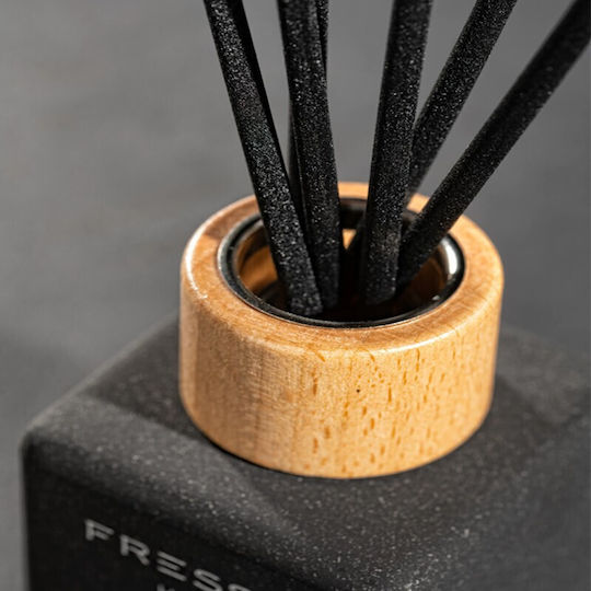 Fresso Αρωματικό Χώρου Στικ Amora 100 Ml Premium Home Reed Diffuser Flowscent Μαύρο Γυάλινο Μπουκάλι Μαύρα Στικ Fiberglass 1 Τεμ 390013/fre Fresso 5905979390013