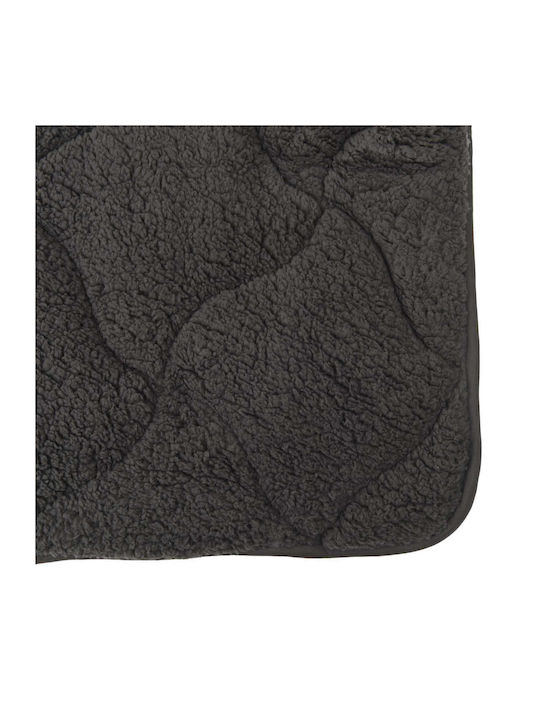 vidaXL Κουβέρτα Fleece Διπλή 200x240εκ. Ανθρακί