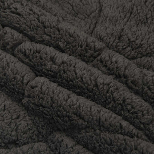 vidaXL vidaXL Fleece Decke Couch 135x200cm Anthrazit