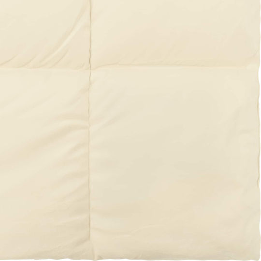 vidaXL Samtige Doppelbettdecke 200x240cm Beige