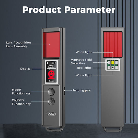 XO Camera & GPS Tracker Detector 1-6500MHz