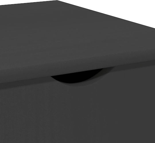 Συρταριέρα Γραφείου από Μασίφ Ξύλο Γκρι 34x39x65.5cm