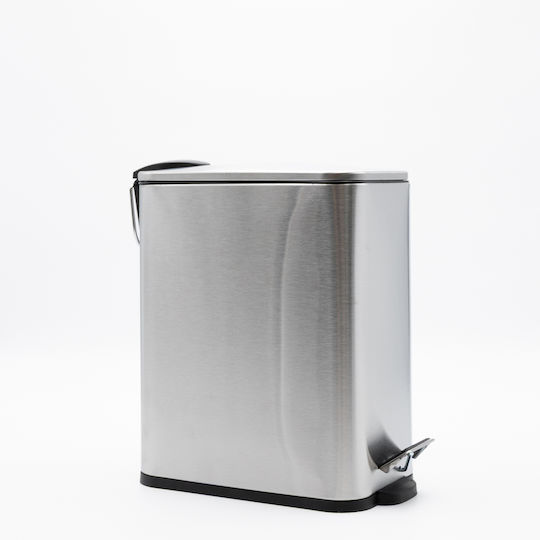 Hotel Slim Inox Σετ Πεντάλ 5lt Soft Close & Πιγκάλ Μεταλλικό
