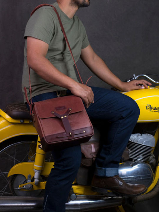 Tripmachine Reitrucksack Messenger Bag Kirsche Rot