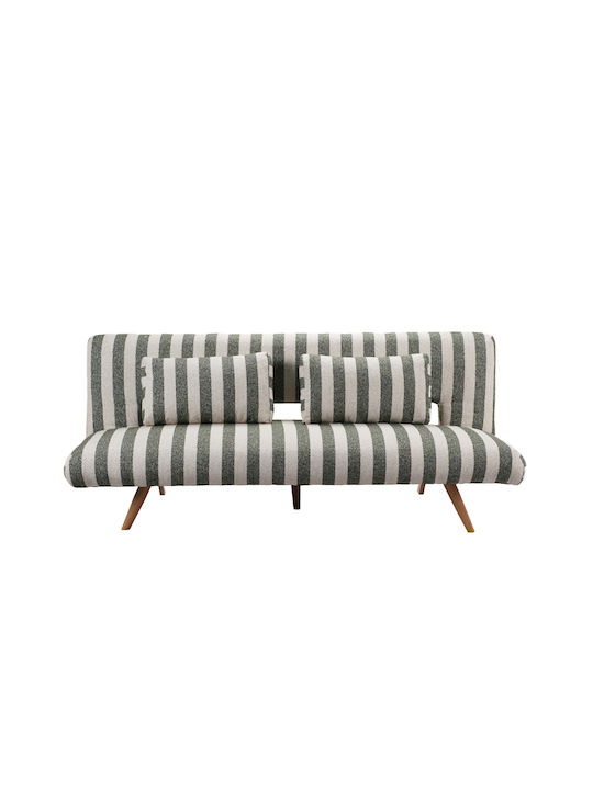 La Spezia Τριθέσιος Καναπές Κρεβάτι Off White 188x81x88εκ.