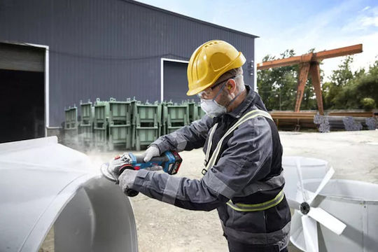 Bosch GWS18V-11PS Τροχός 125mm Μπαταρίας Brushless με Ρύθμιση Στροφών 18V Solo