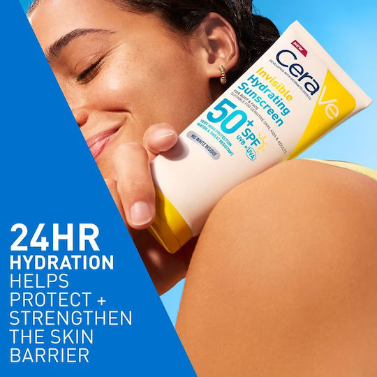 CeraVe Invisible Хидратиращ Водоустойчива Слънцезащитна Лосион За Лице и Тяло SPF50+ 75ml
