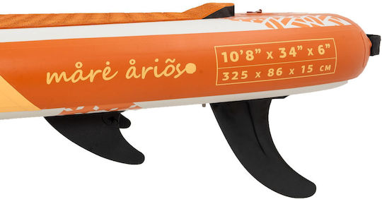 SCK Mare Arioso 10'8" Inflatable SUP Board / Windsurf with Length 3.25m Orange