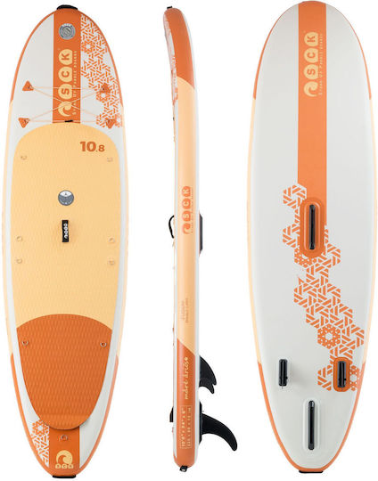 SCK Mare Arioso 10'8" Inflatable SUP Board / Windsurf with Length 3.25m Orange