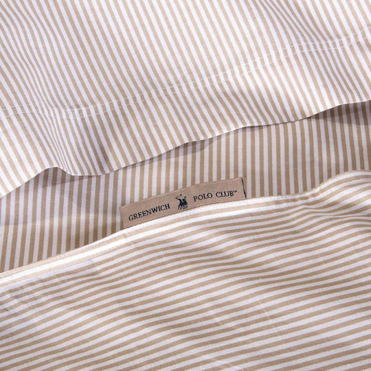 Greenwich Polo Club 2389 Bed Sheet Super-Double 240x260cm Taupe