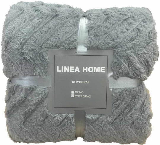 Linea Home Arrow Pătură Simplă 150x200 cm Gri