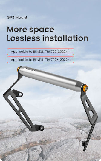 Loboo Gps Mounting Kit Beneli Trk702 2022 22mm Bar