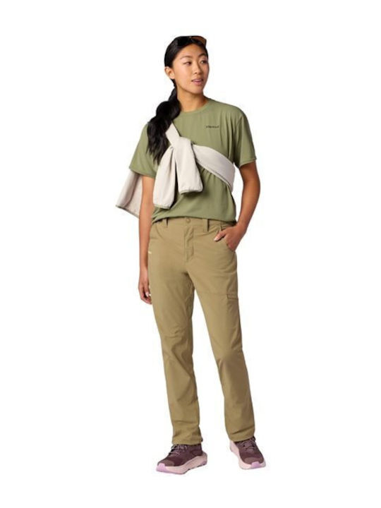 Marmot Women's Long Hiking Trousers Khaki
