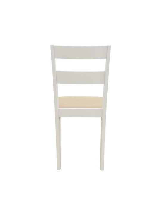 Dallan Wooden Dining Chairs White 2pcs 40x47.5x89cm