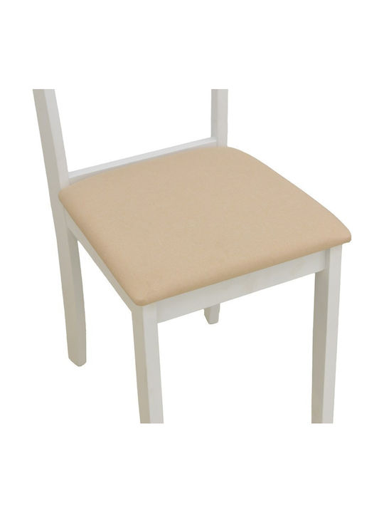 Dallan Wooden Dining Chairs White 2pcs 40x47.5x89cm