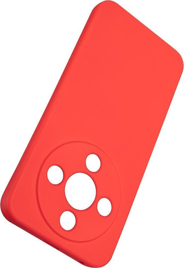 Beline Umschlag Rückseite Silikon Rot (Honor Magic 8 Lite)