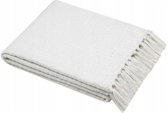 Douceur d'Intérieur Καναπέ 125x150εκ. Λευκή Douceur d'Intérieur Καναπέ 125x150εκ. Λευκή
