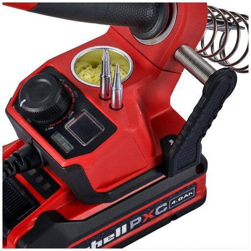 Einhell Cordless Soldering Hammer Einhell Te-si 18/480 Li E Solo Power X-change 18 V 200–480 °c Soldering Lcd Screen Including 2 Pointed Tips 1 Flat Tip Solder Red-black Multicolor