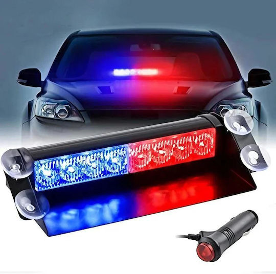 LED Universal Ford Escort 12V 8W 26cm με Κόκκινο Φωτισμό 1τμχ