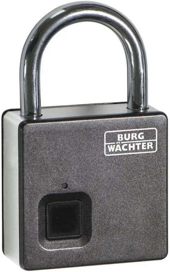 Burg Wachter Vorhängeschloss Messing mit Fingerabdruck