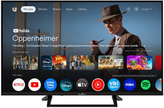 Smart Tech Smart TV 40" Full HD QLED 40QG01V (2025)