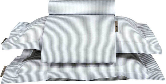 Greenwich Polo Club Duvet Cover Cotton Double 220x240 2390 Grey