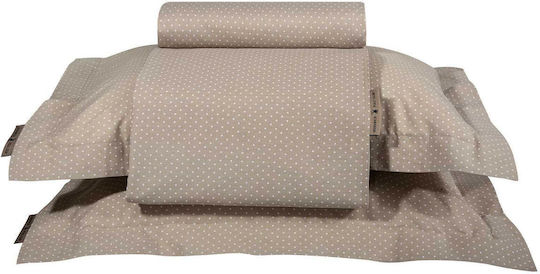 Greenwich Polo Club Cotton Duvet Cover Double 220x240 2392 Taupe