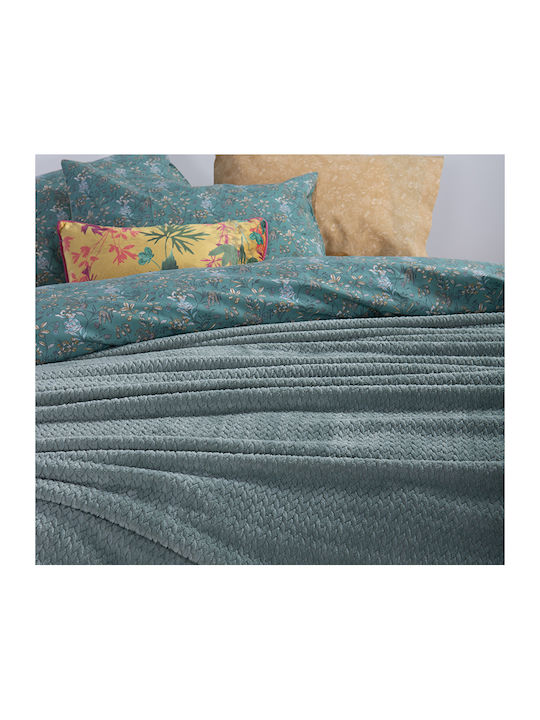 Nef-Nef Homeware Worth Blanket Fleece Single 160x220cm Gray