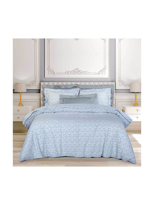 Greenwich Polo Club 2376 Σετ Μαξιλαροθήκες Oxford Grey 50x70εκ.