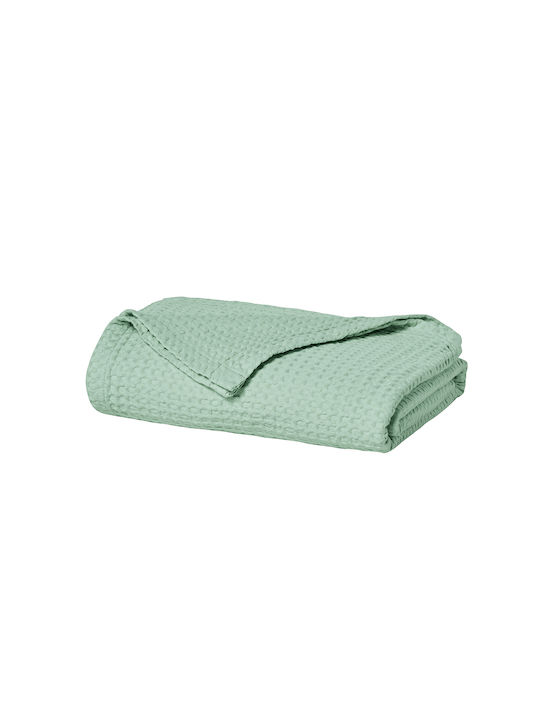 Kentia Cecilia Σετ Κουβέρτα Πικέ King Size 260x240εκ. Πράσινη